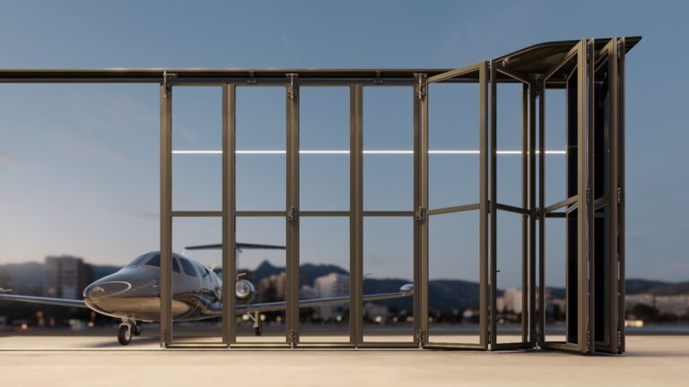 Tore für Hubschrauber- und Flugzeughallen