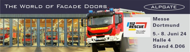 ALPGATE as an exhibitor at the 112RESCUE fair in Dortmund