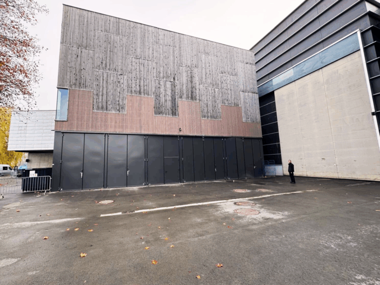 Clad ALPGATE Folding Doors for the Bregenz Festival House